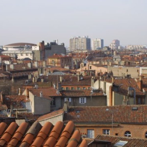 Toulouse toits depuis boulbonne